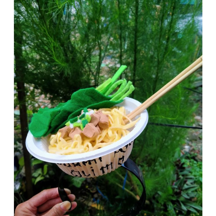 bando makanan flanel