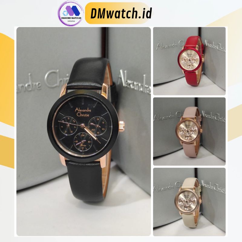ORIGINAL Jam Tangan Wanita Alexandre Christie AC 2A14 / AC2A14 / 2A14 / AC 2A25 / AC2A25 / 2A25 Gara