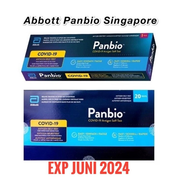 ( ECER ) ABBOTT PANBIO NASAL ANTIGEN SINGAPORE ORIGINAL PER SATUAN