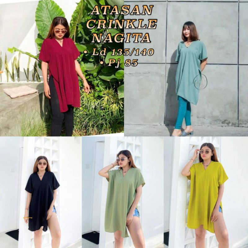 Atasan Crinkle Nagita Terbaru