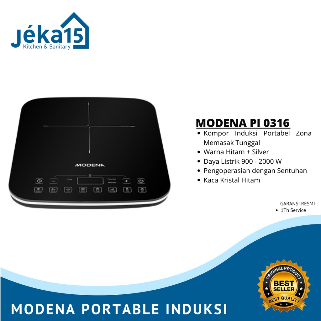 Portable Induction Cooker / Kompor Induksi Portable / MODENA PI 0316