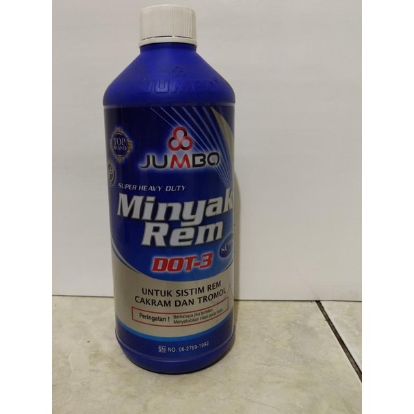 Minyak Rem Jumbo Besar Dot 3 Putih 1000 ML 1 Liter 1L