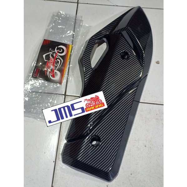 cover tutup knalpot carbon vario 160 dan pcx 160 new zoro