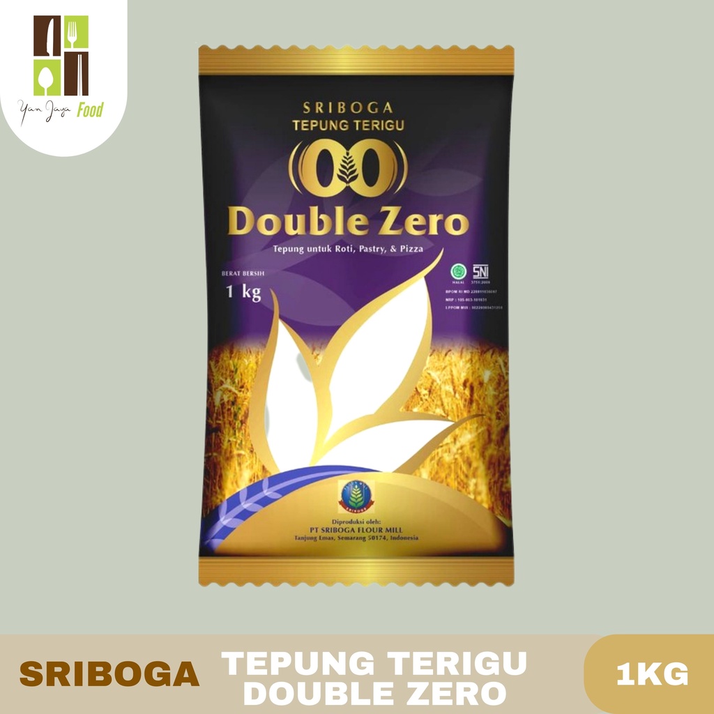 Sriboga Tepung Terigu Super Premium1kg[Hime/Ninja/Double Zero/Yokozuna]