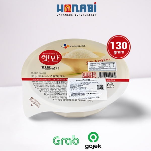 

CJ Hetban Cooked White Rice 130g - Nasi Putih Instan Made In Korea