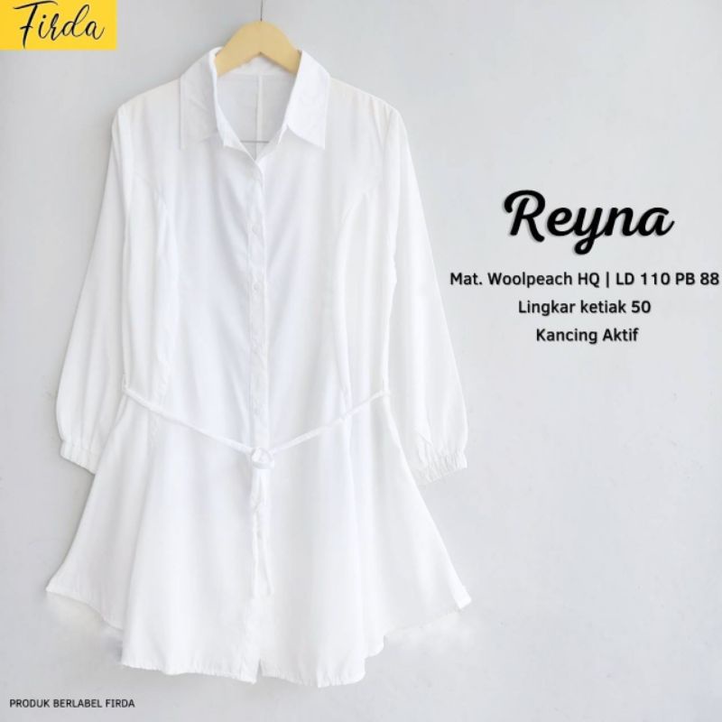 Blouse Kemeja Putih Polos - Baju Kerja