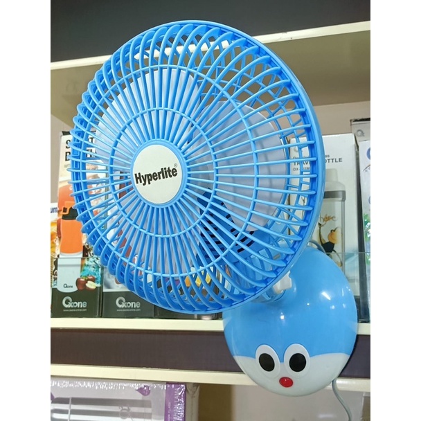 KIPAS ANGIN HYPERLITE 8 Inch KIPAS ANGIN MEJA Kipas Angin Listrik Karakter Meja Dinding - Desk Wall Fan 2 IN 1