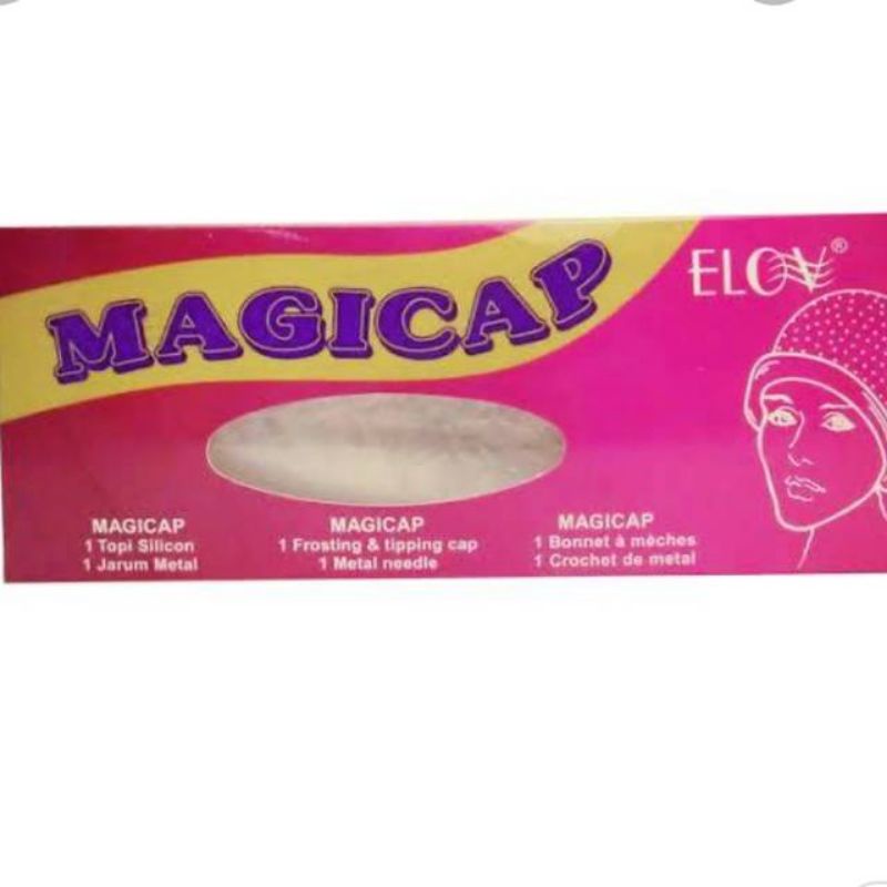 MAGICAP Topi Highlight  Karet + Congkelan Highlight Pewarna Rambut