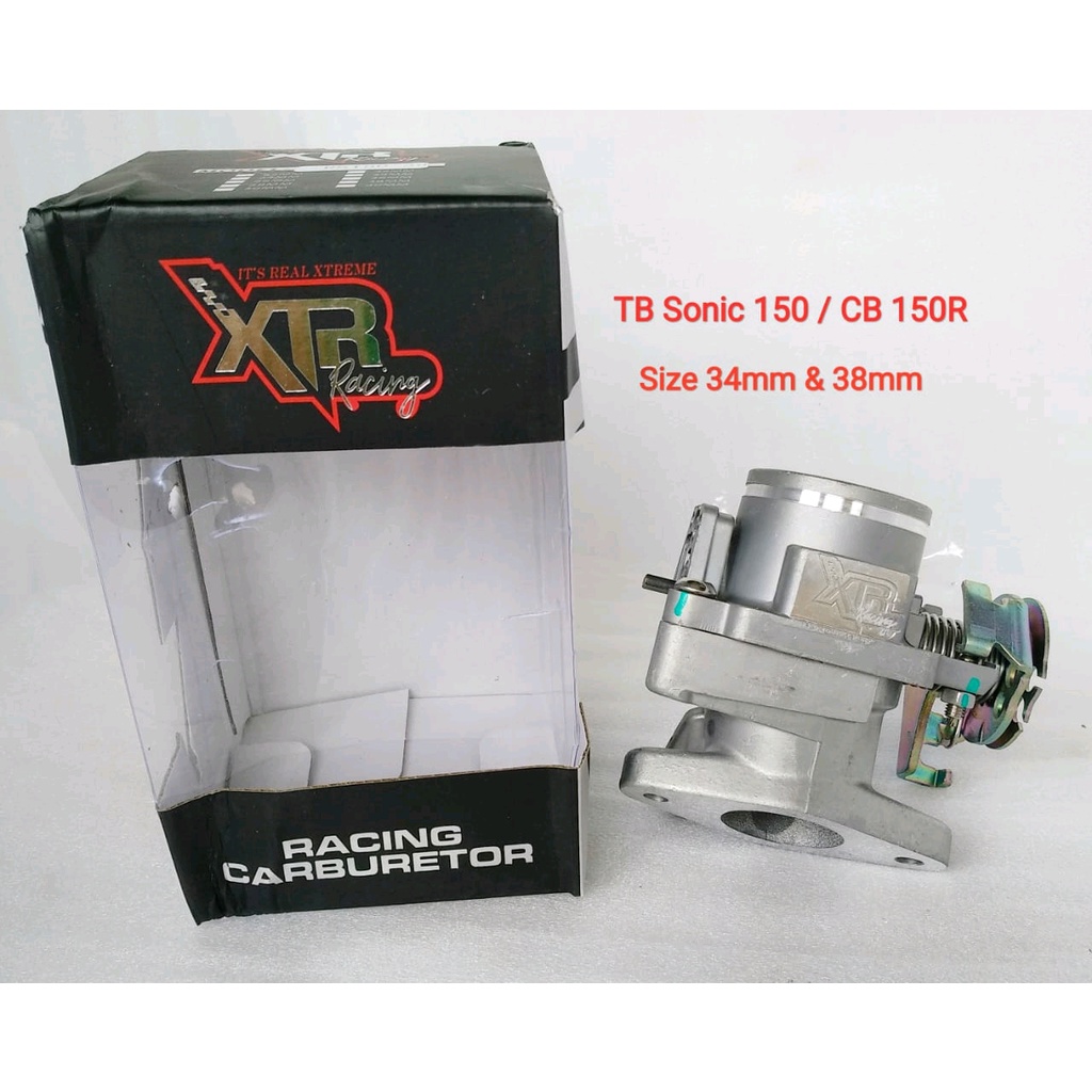 Throttle Body XTR 34 dan 38 untuk Sonic CB150 CBR150