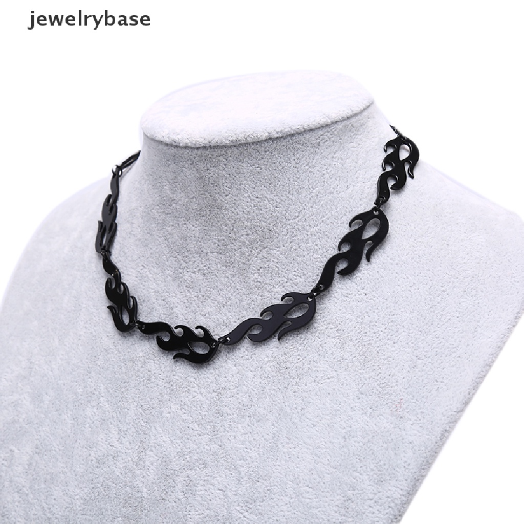 Kalung Choker Rantai Klavikula Bahan Logam Gaya Hip Hop Punk Untuk Perhiasan Pria Dan Wanita