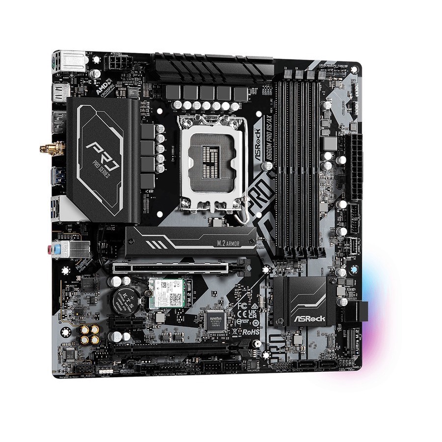 ASROCK B660M PRO RS AX DDR4 (Intel LGA 1700, Gen12)