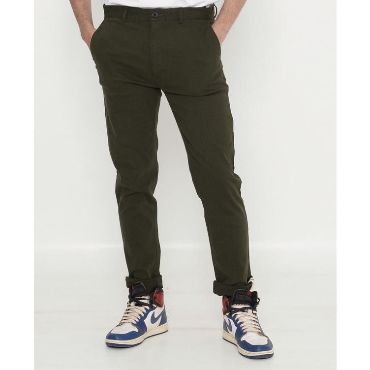 Celana Panjang Pria Chino Modern Chinos Slim Fit Erigo Pants Beryl Emerald