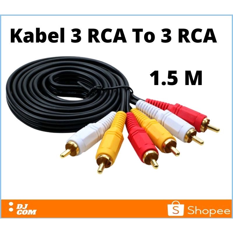 Kabel RCA To RCA Kabel AV DVD TV Set Top Box DVB T2