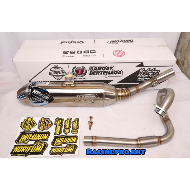 KNALPOT NORIFUMI WHOOPS SS KLX230 NORIFUMI