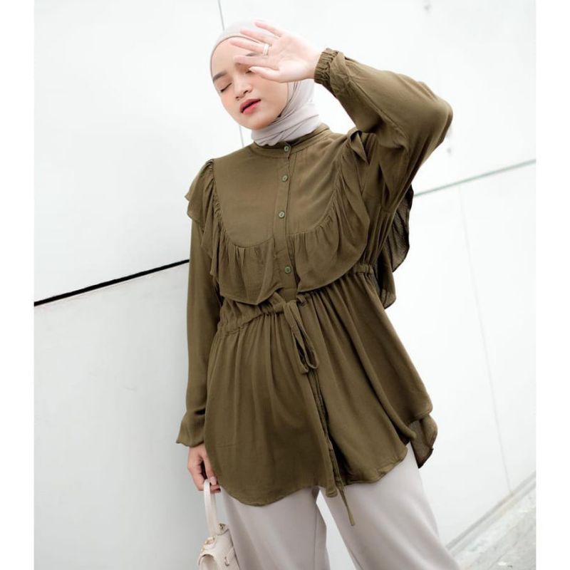 Blouse VIRAL Rayon Airflow Jumbo - Meggi Blouse //655