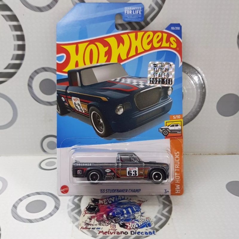 Hot Wheels 63 Studebaker Champ Super Treasure Hunt Factory Sealed FS THS STH