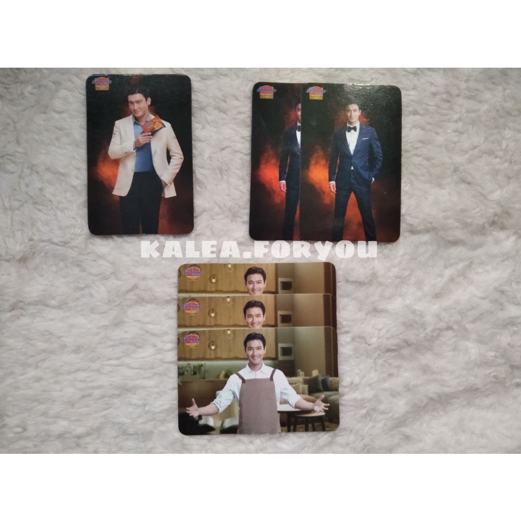 PHOTOCARD SIWON SUPERJUNIOR X MIE SEDAAP OFFICIAL (PC ONLY)