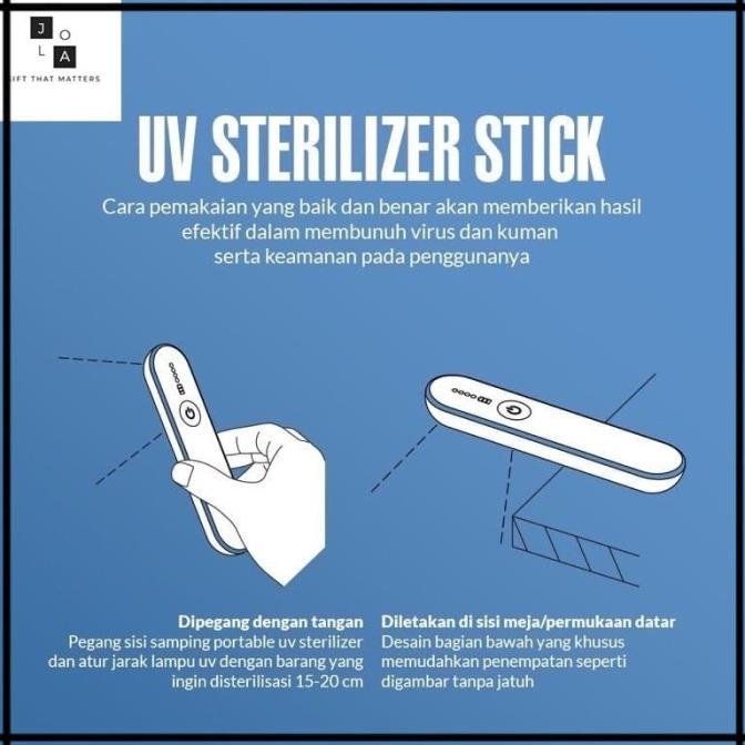 Uv Sterilizer Stick Portable / Uvc Portable Sterilizer Stick Lampu Uv