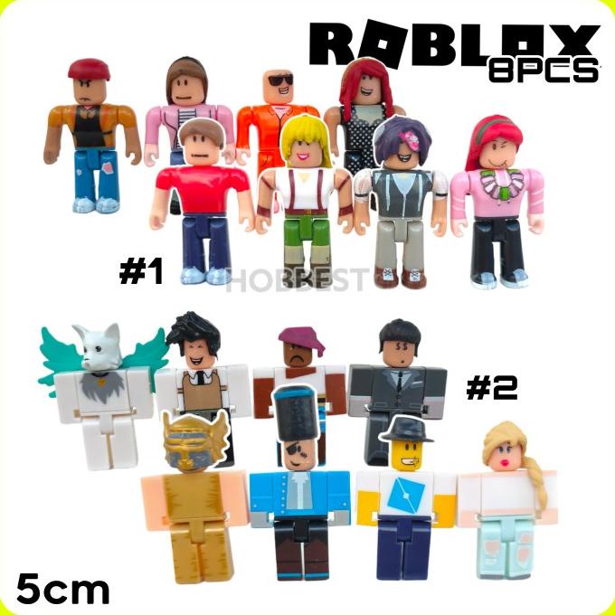 ROBLOX set isi 8pcs - Action Figure Miniatur Mainan Topper Kue Roblok