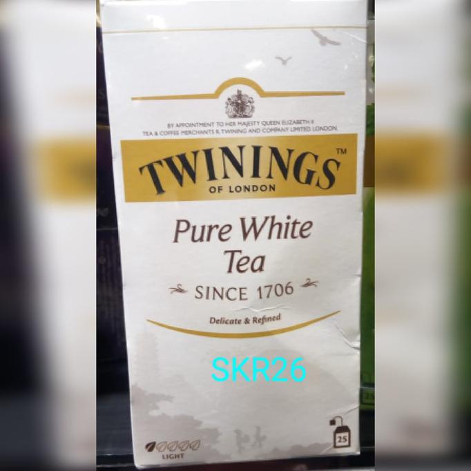 

Twinnings Pure White Tea 25'tea bags 40gr