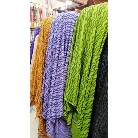 1/2 meter kain plisket rajut/bahan plisket rajut