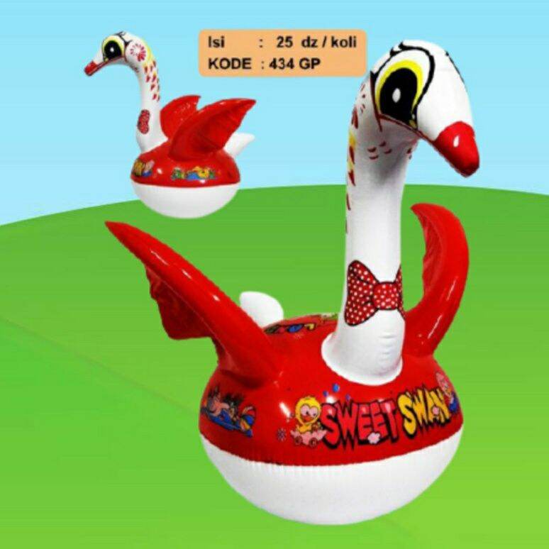 MAINAN ANAK BALON TIUP ANGSA TINJU PASIR / BALON TINJU ANGSA / BALON TIUP ANGSA PASIR TINJU / BALON 