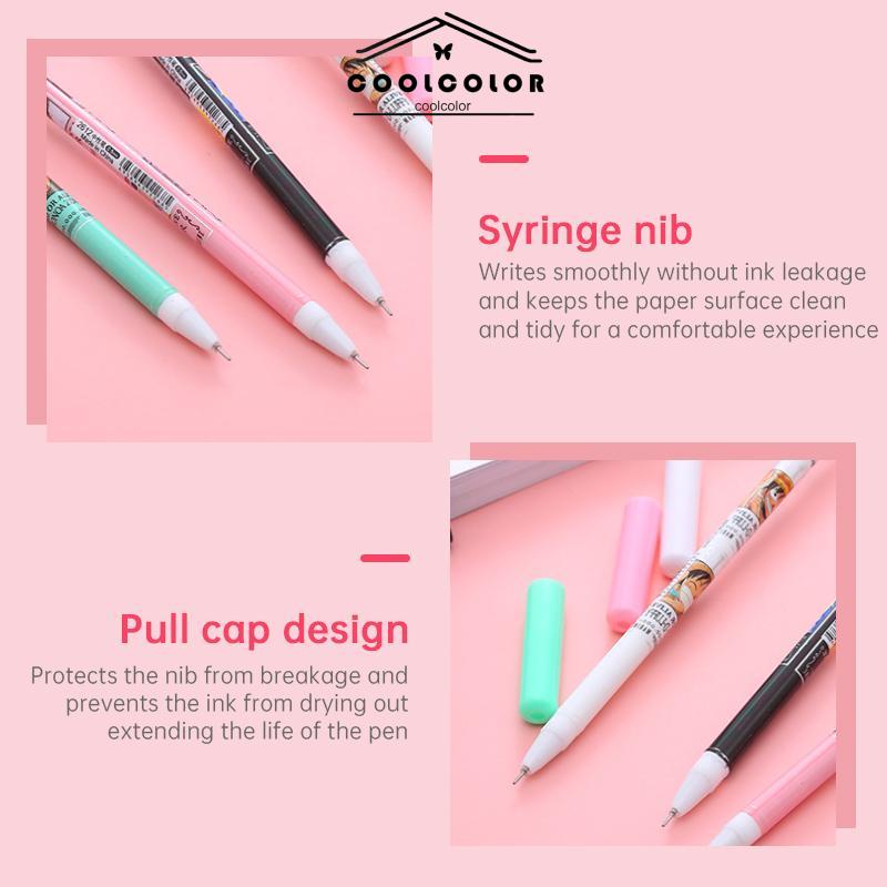 COD❤️Spinning Pen Pulpen Putar Karakter Anti Stress Pena Mainan Anak Spinner Balance One Piece- cl