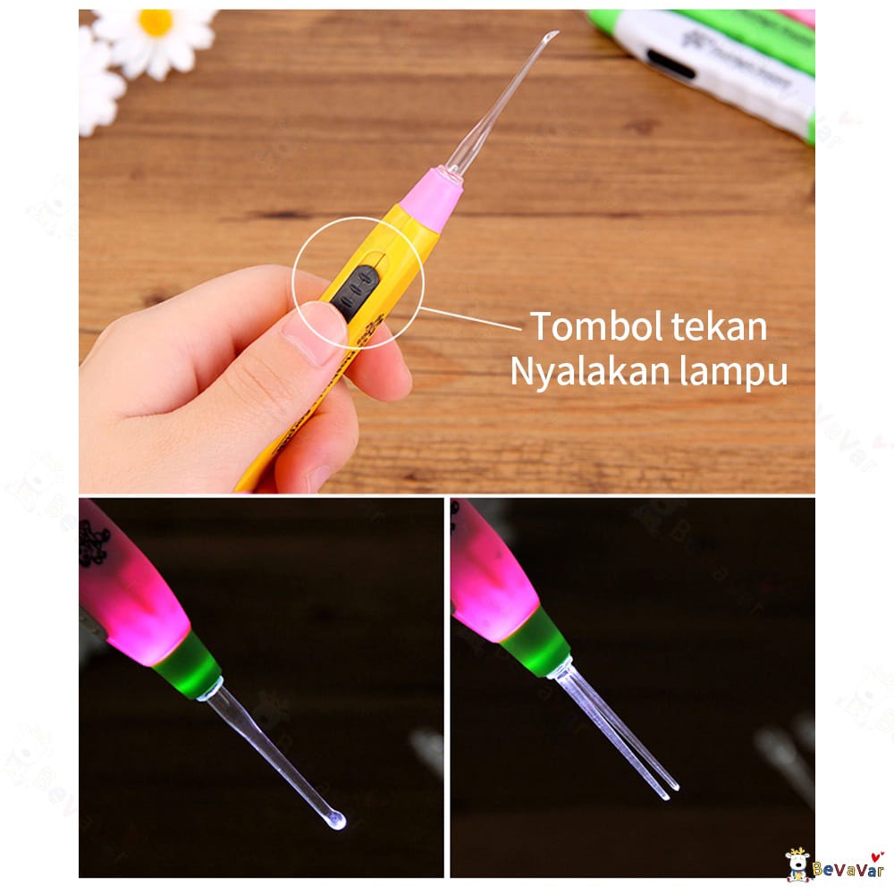 Korek kuping LED / Earpick Flashlight