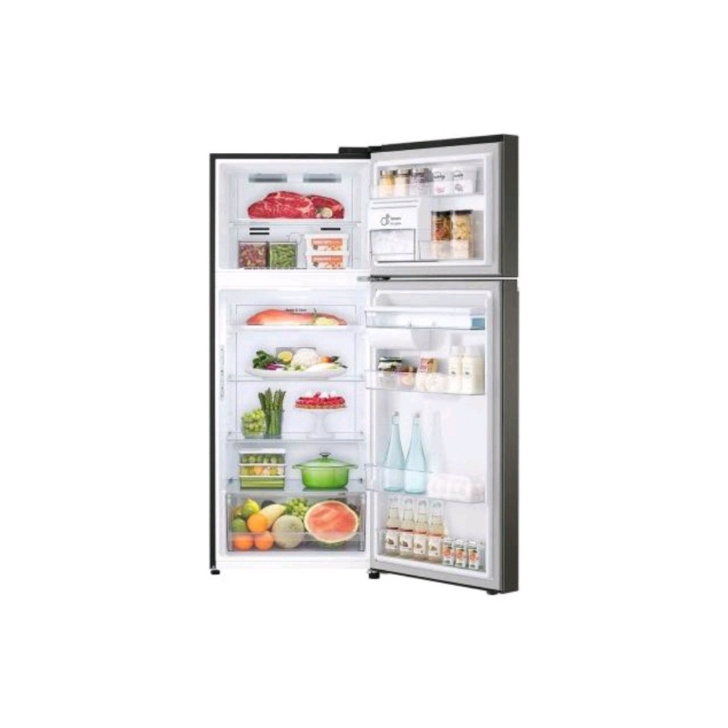 KULKAS LG PXAK SERIES WARNA HITAM 2 PINTU TYPE GNF 392 PXAK ADA DISPENSERNYA