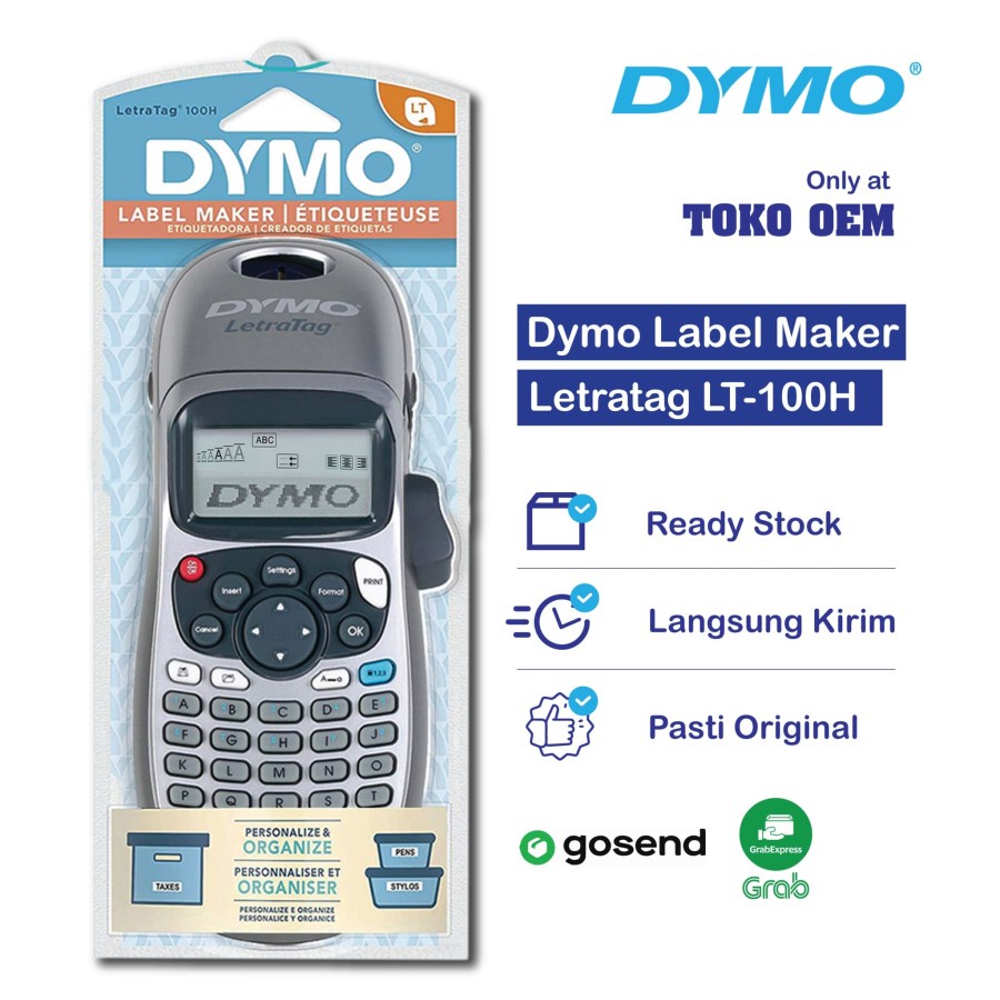 

DYMO LetraTag LT-100H Handheld Label Maker Office