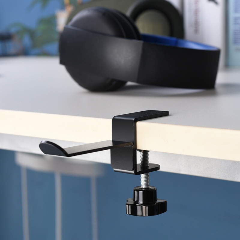 Bt Universal Headphone Stand Under Desk Gantungan Headphone Mudah Dipasang &amp; Digunakan