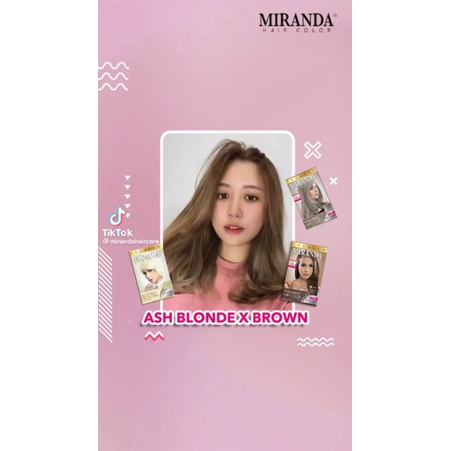 PREMIUM MIRANDA COLOR HAIR BROWN MC - 9 / BLEACHING MC - 6 / ASH GREY MC - 15