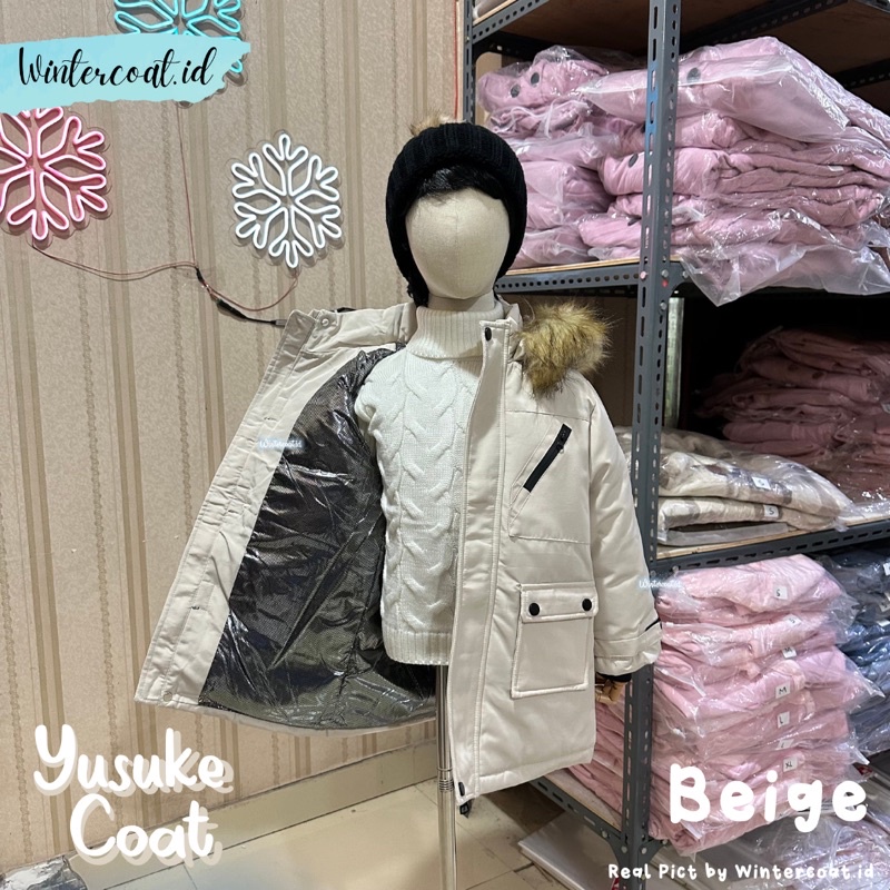 Kids winter coat Yusuke import hangat jaket musim dingin anak premium bulu angsa kid cowok cewek mantel gunung