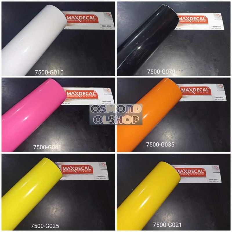 Sticker MAXDECAL Glossy (Meteran)