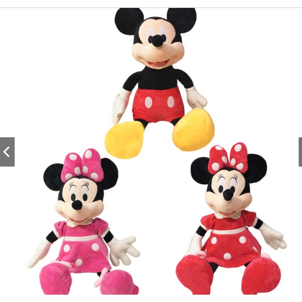 Boneka Mainan Plush Mickey Minnie Atau Mouse Untuk Hadiah Natal Ulang Tahun 1pcs/lot