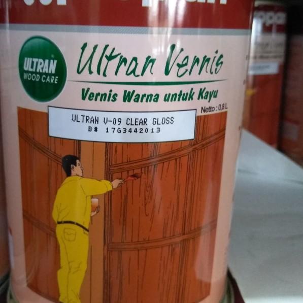 Ultran Vernis Kayu V-09 Clear Gloss / Pernis Kayu Clear