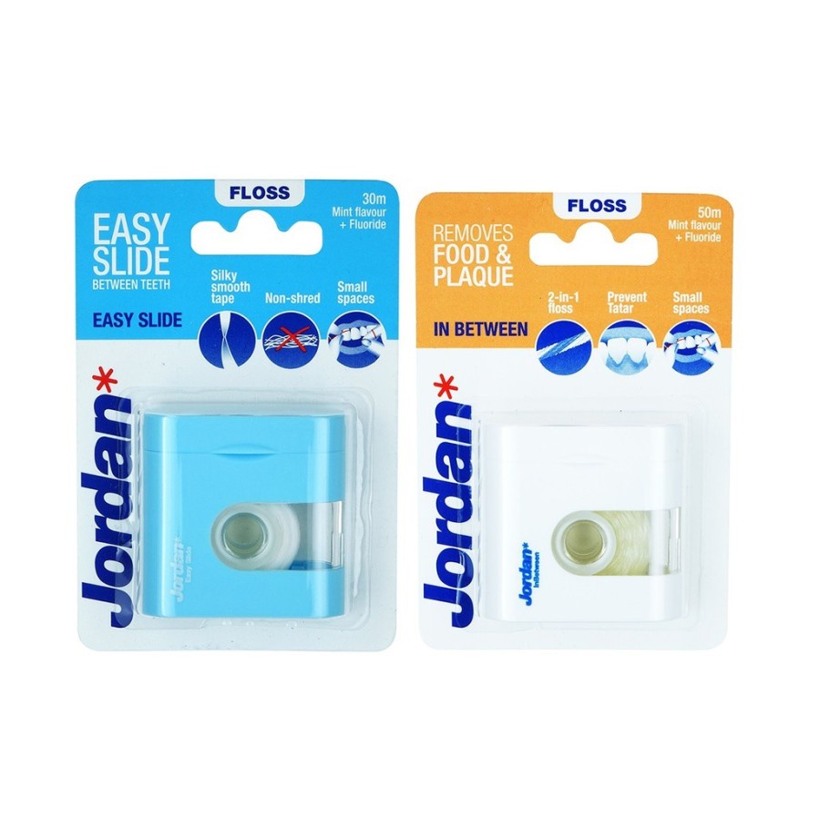 JORDAN FLOSS EASY SLIDE DENTAL TAPE 30M