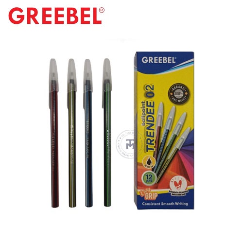 

(12 Pcs) Pulpen Greebel Trendee 0.1