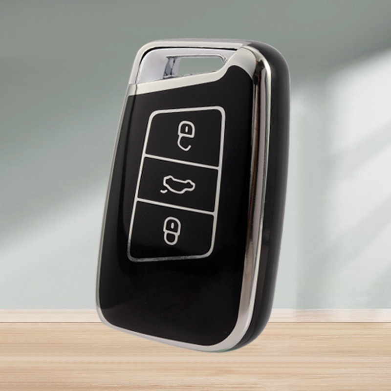 Casing Kunci Remote Mobil Bahan TPU Untuk Volkswagen VW Magotan Passat B8 Skoda Superb A7