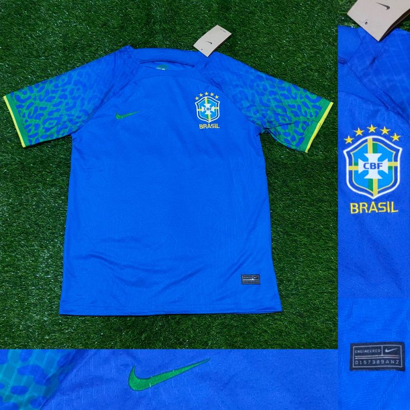JERSEY BOLA BRAZIL AWAY 2022 WORLD_CUP GRADE ORI