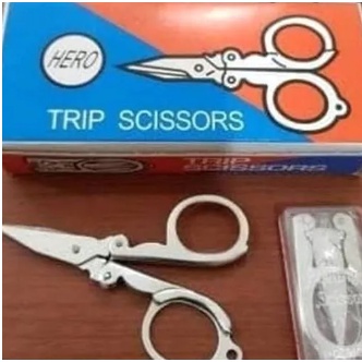 BABY DOLL FOLDING SCISSORS / GUNTING BAYI LIPAT KECIL