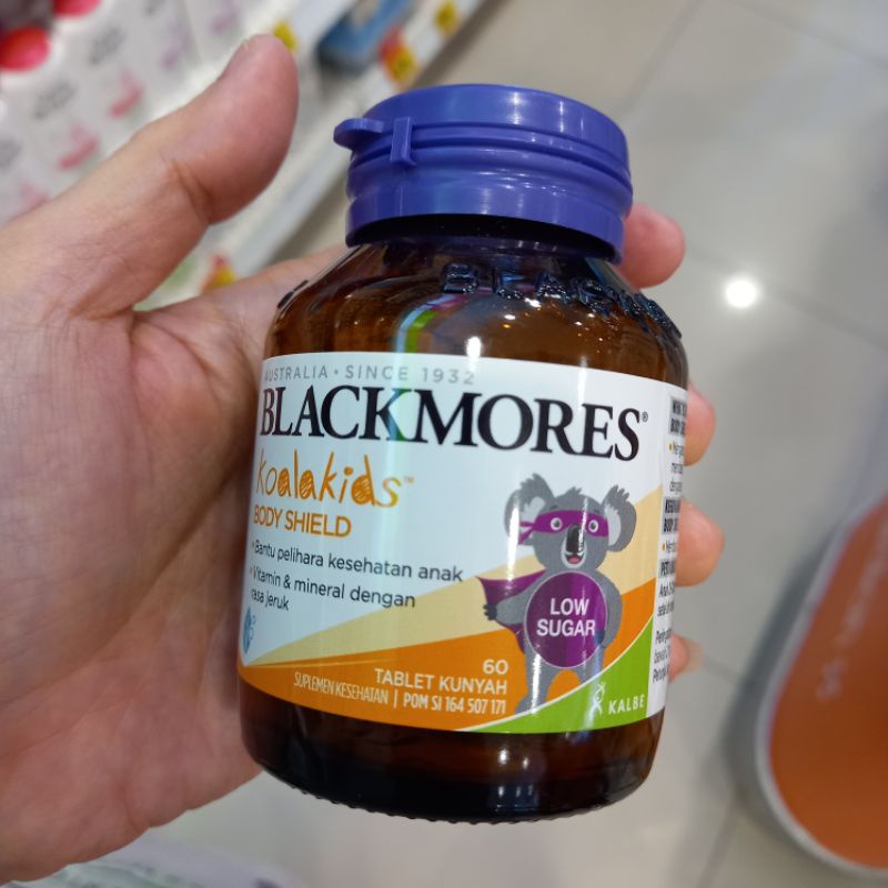 BLACKMORES KIDS BODY SHIELD 60 kapsul VITAMIN C A D B Complex ANAK MINYAK IKAN FISH OIL OMEGA 3