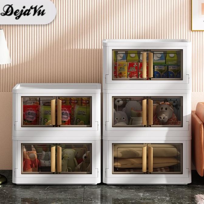 

Dejavu Lemari Pakaian Plastik Laci Susun Transparan Serbaguna HSB167 stock ready