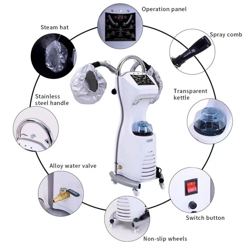 Hairdressing equipment luxury hair steamer machine salon hair steamer