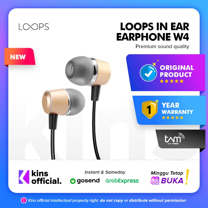 Loops In Ear Earphone W4