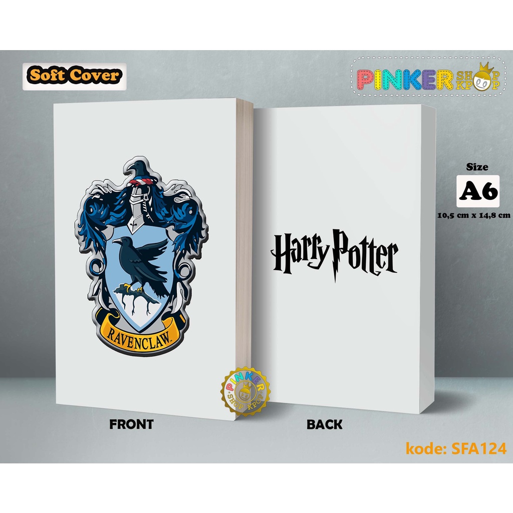 

(SFA124) Pocket Note Harry Potters Ravenclaw Round Softcover