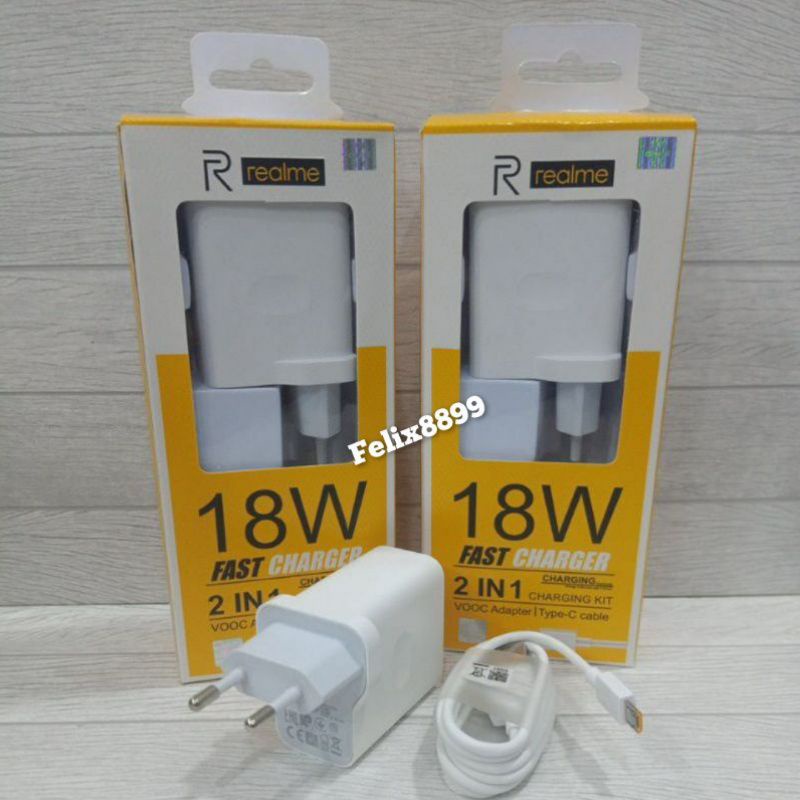 Realme Charger Micro USB 18W 18 Watt Fast Charging Original