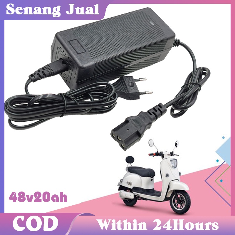 Jual Charger Sepeda Listrik 48V 12ah / Universal Charger Motor Listrik