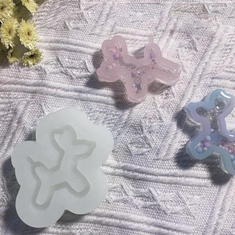 Siy Cetakan Resin Epoksi Bahan Silikon Motif Kartun Untuk Kerajinan Tangan DIY