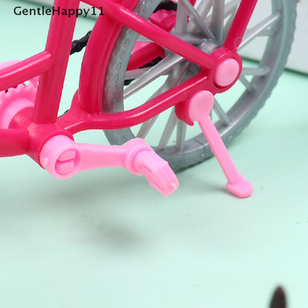 Gentlehappy Dollhouse Single Bicycle Dekorasi Foto Mainan Olahraga Luar Ruangan Untuk Mainan Boneka 30cm id